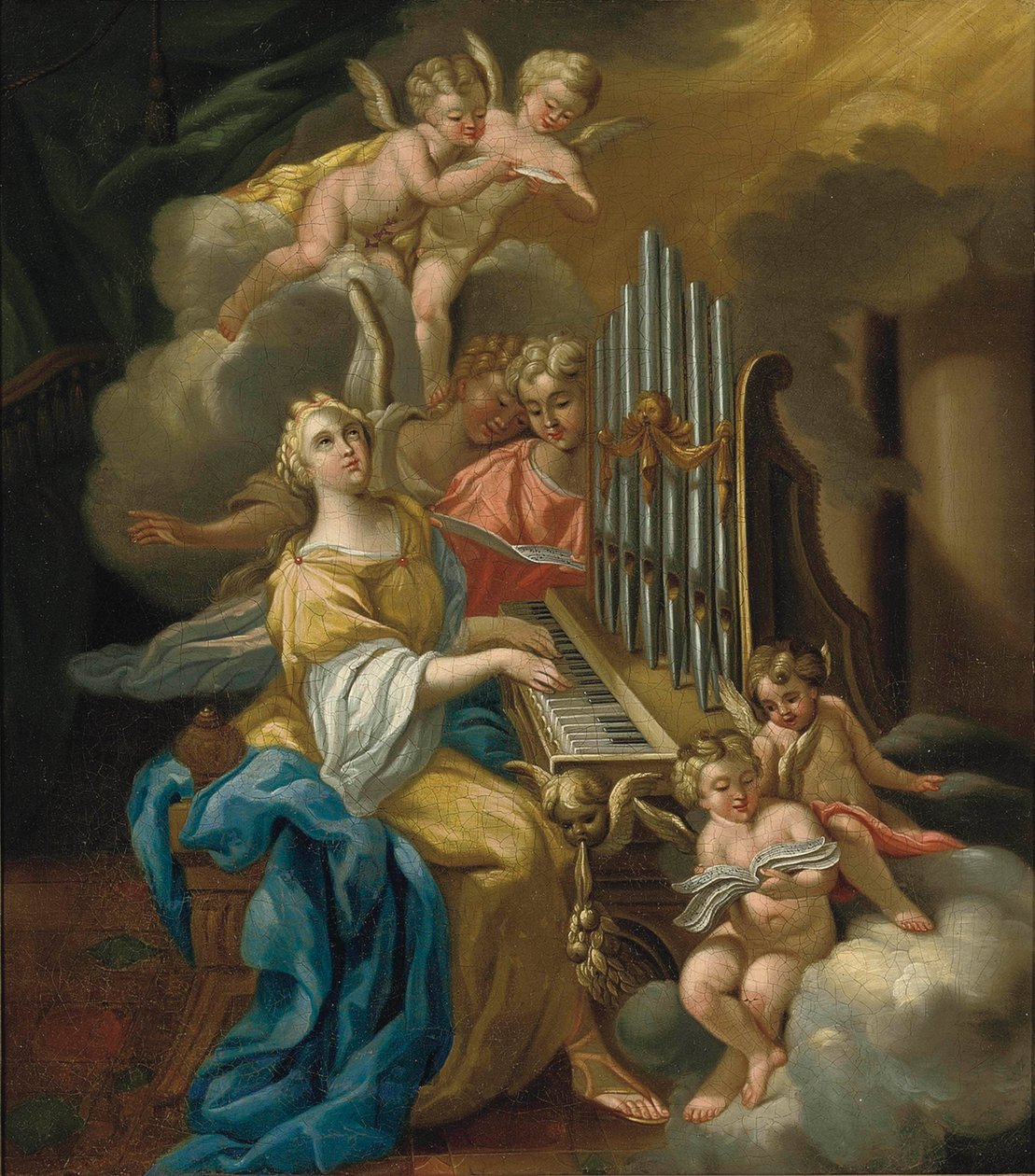Sint Cecilia door Michele Rocca