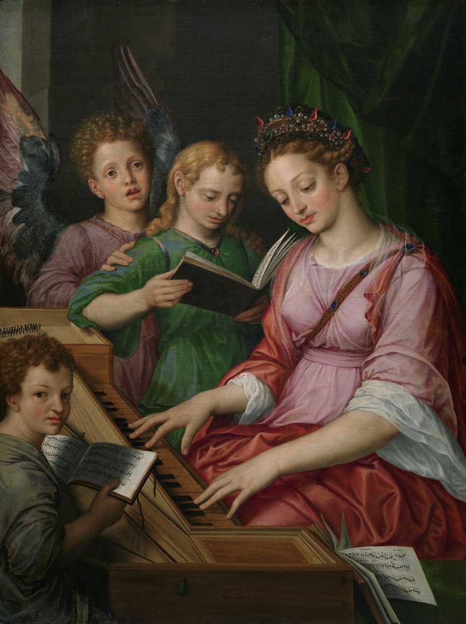 Sint Cecilia door Michiel Coxie