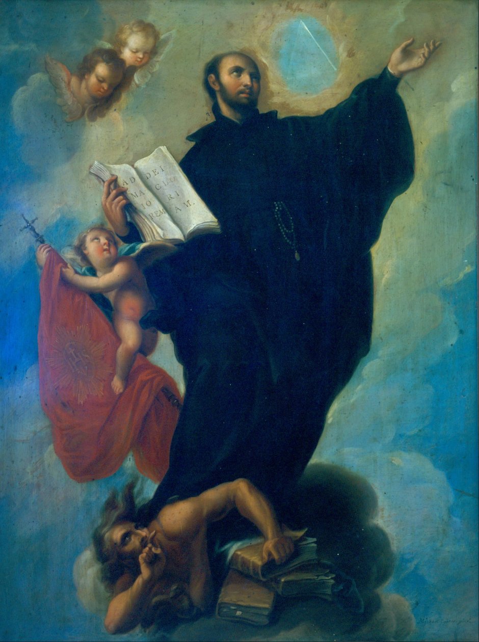 Sint Ignatius Loyola door Miguel Cabrera