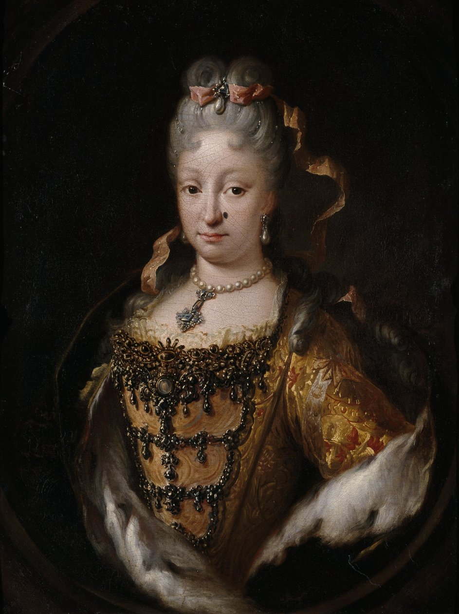 Spaans: Isabel de Farnesio Isabella Farnese door Miguel Jacinto Meléndez