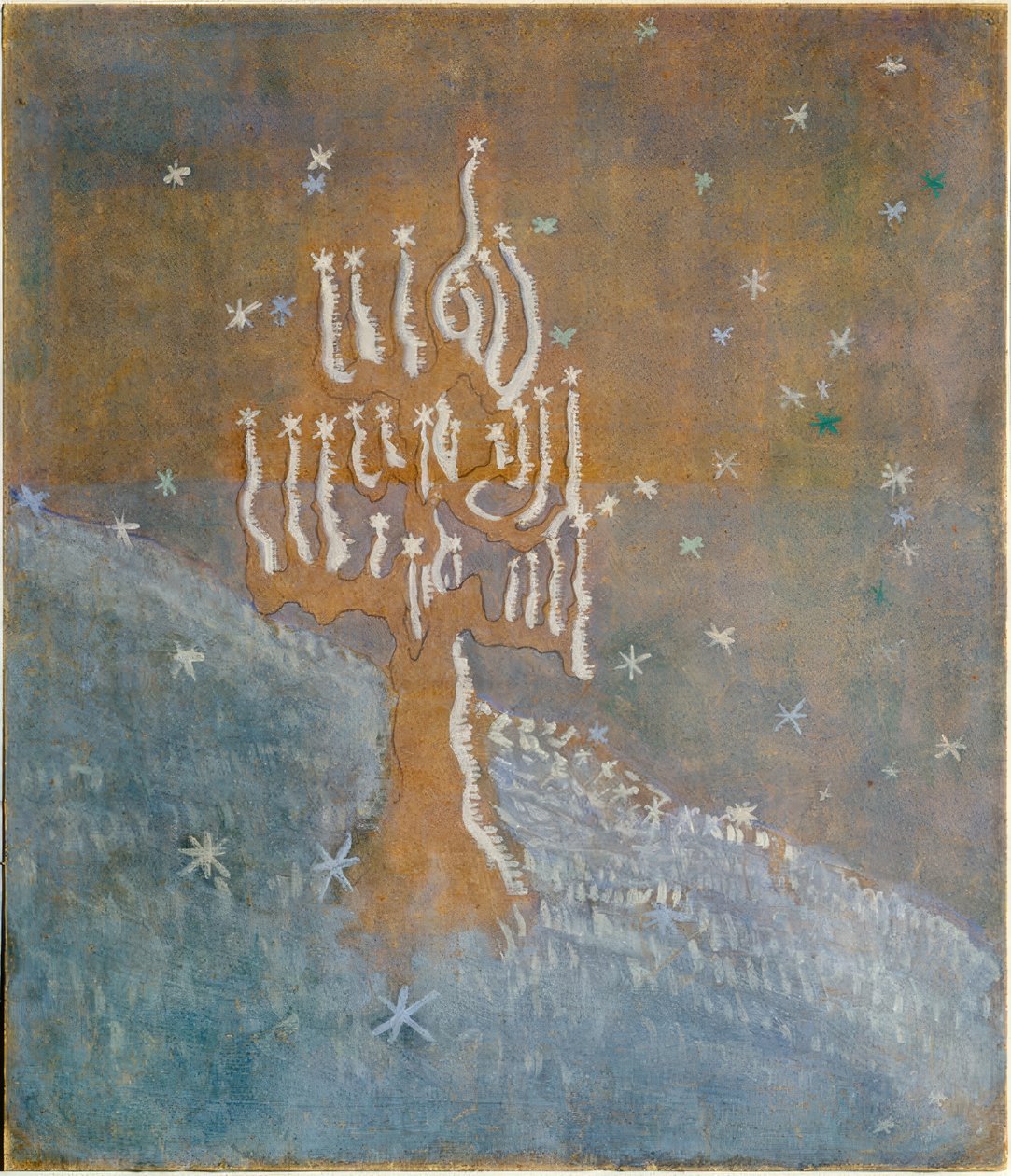 Winter (I) door Mikalojus Ciurlionis