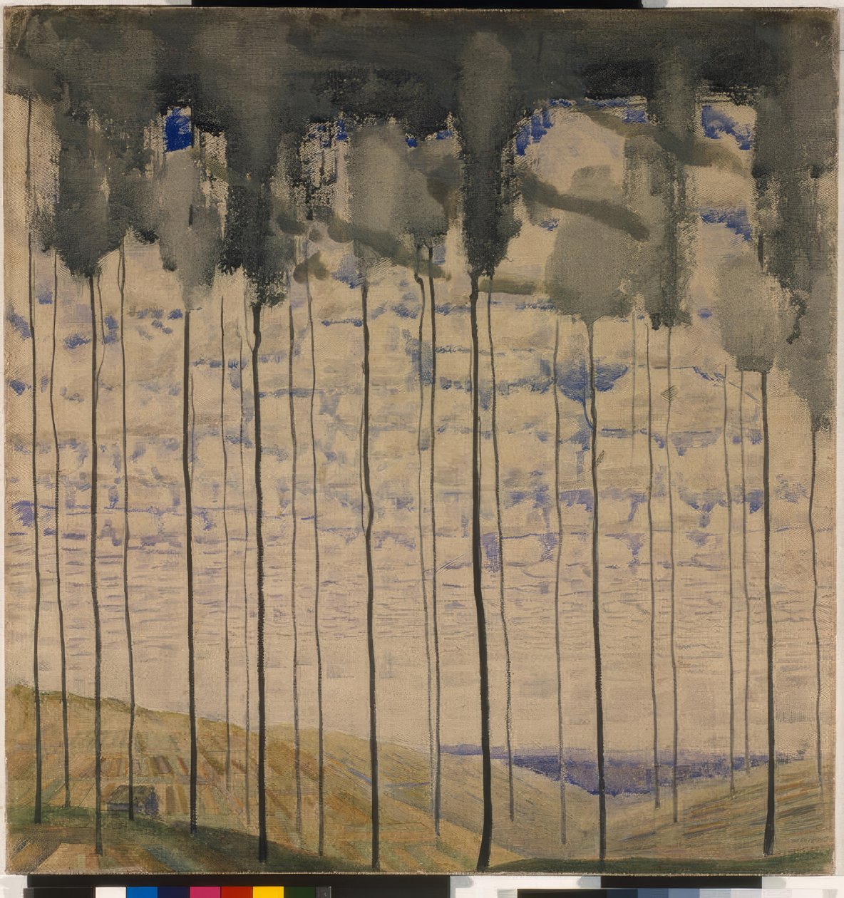 Zomer (II) door Mikalojus Konstantinas Čiurlionis