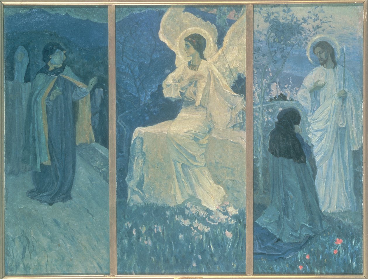 De Opstanding Drieluik, 1922 door Mikhail Vasilievich Nesterov