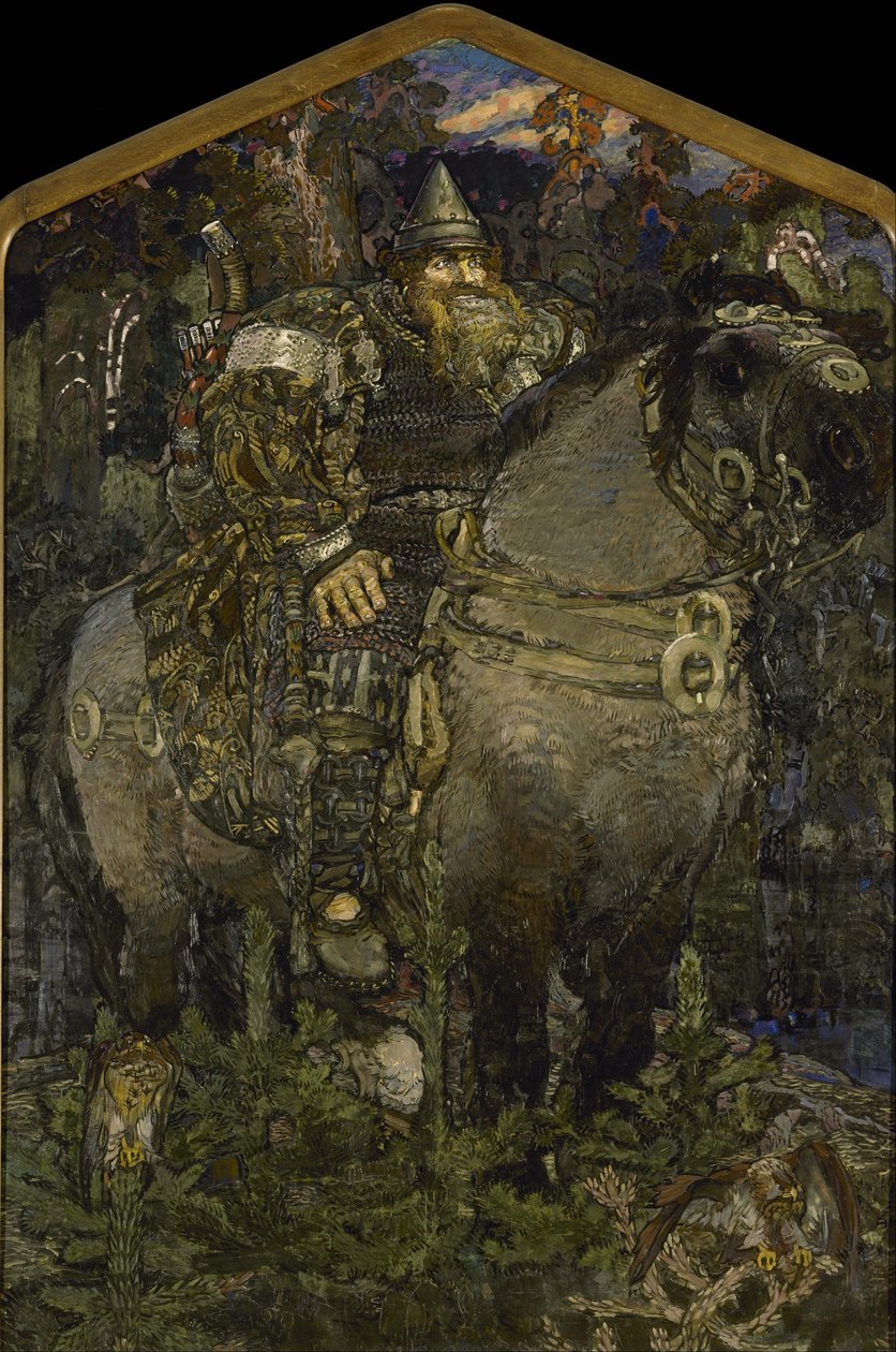 Bogatyr, 1898 door Mikhail Aleksandrovich Vrubel