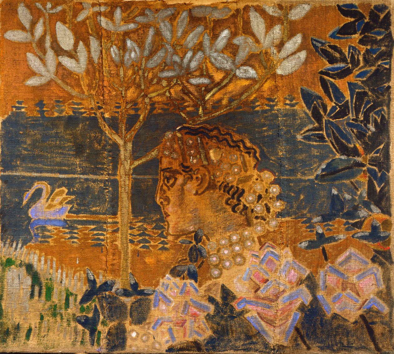 Prins Gvidon en prinses Zwaan, 1890s door Mikhail Aleksandrovich Vrubel