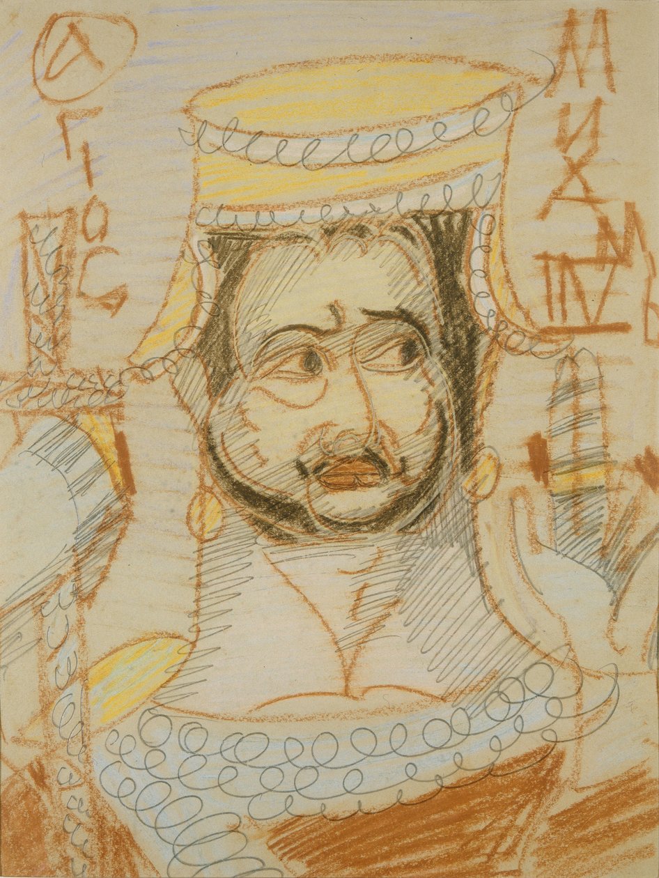 Sint Michaël de Aartsengel door Mikhail Aleksandrovich Vrubel