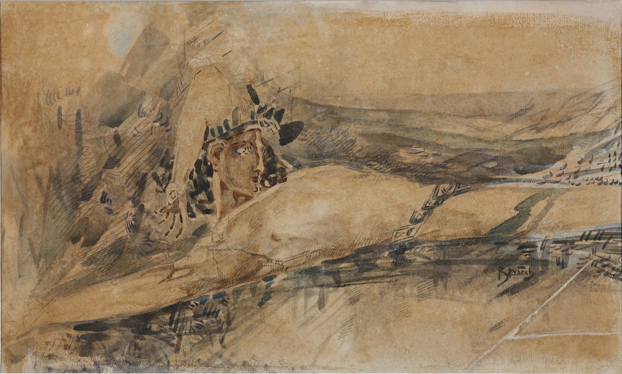 De demon neergeslagen, 1901 door Mikhail Aleksandrovich Vrubel