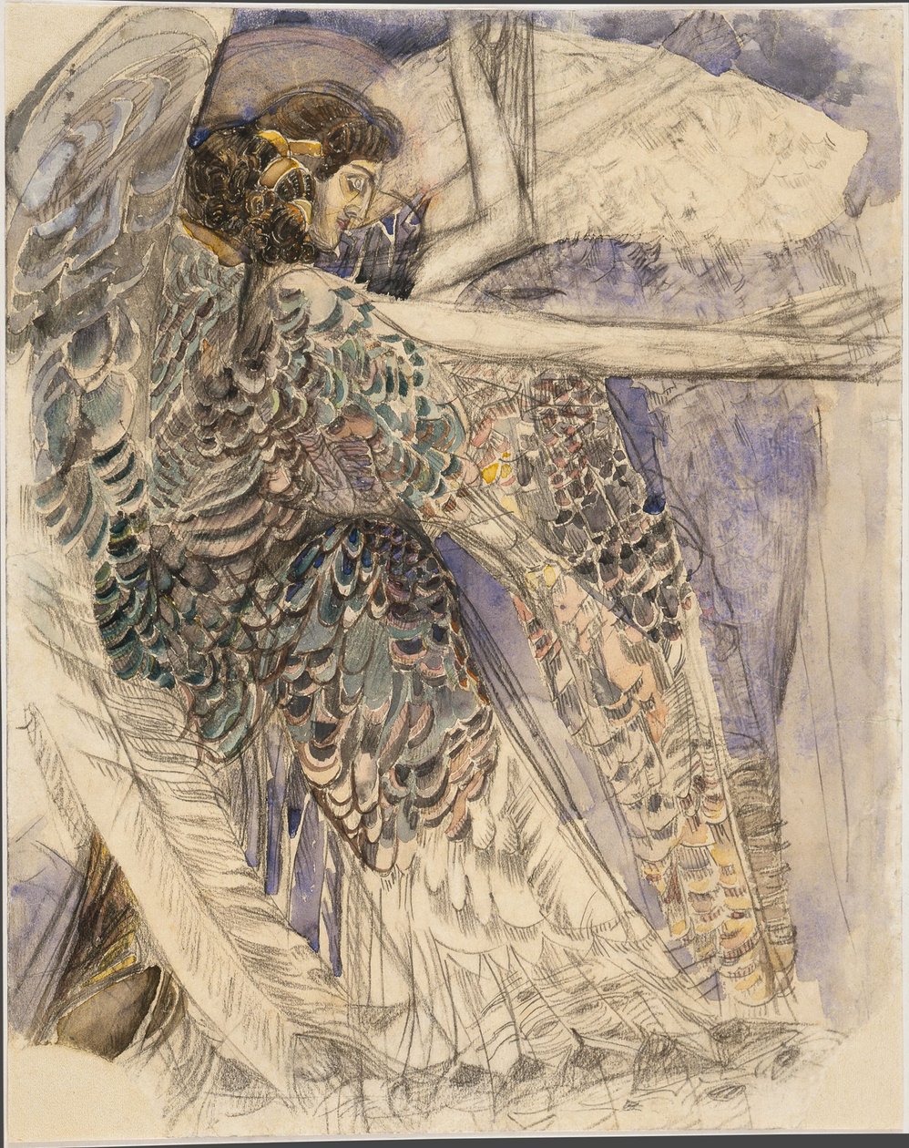 Seraf, 1904-1905 door Mikhail Aleksandrovich Vrubel