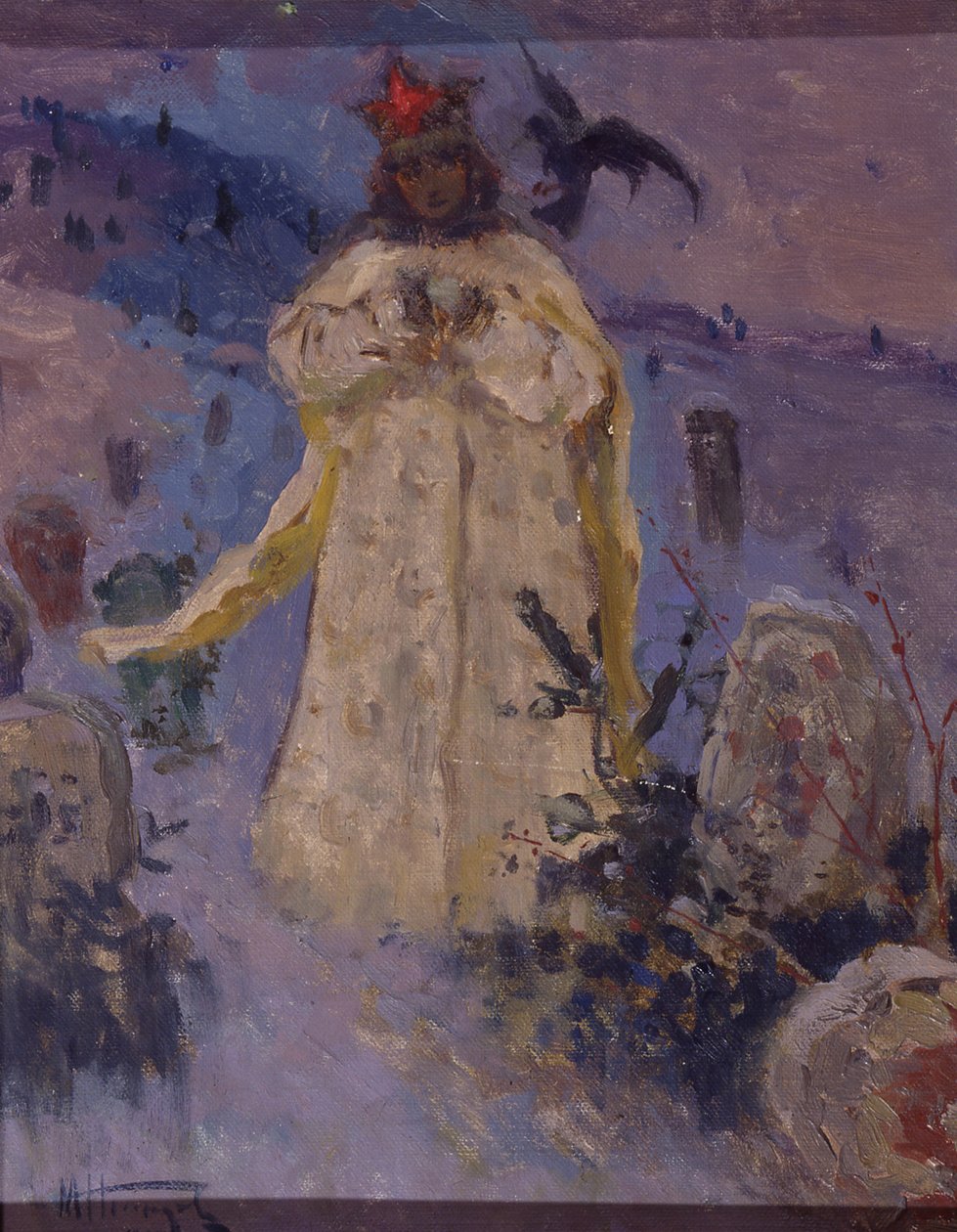 Tsarevna De prinses door Mikhail Vasilievich Nesterov