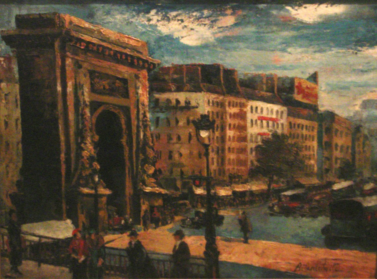 Parijs Landschap, Porte Saint-Denis door Mikheil Bilanishvili