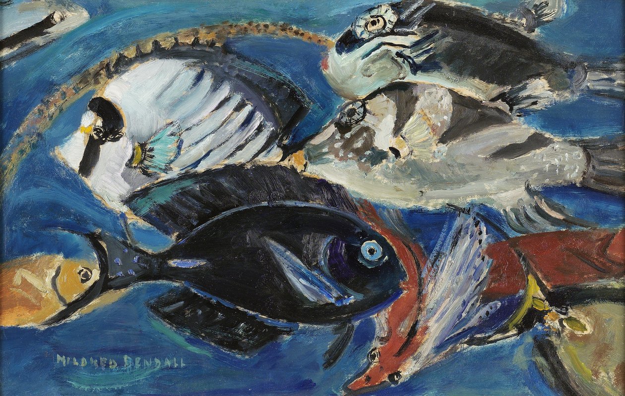 Poissons, c.1950 door Mildred Bendall