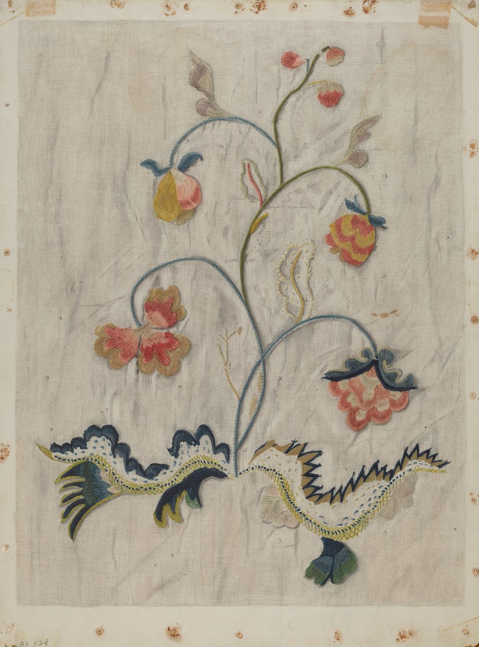 Detail van Sprei door Mildred E. Bent