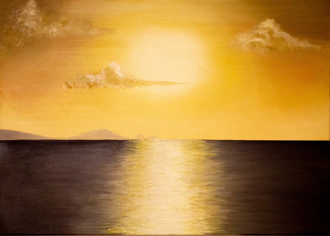 Zonsondergang door Mimi_art