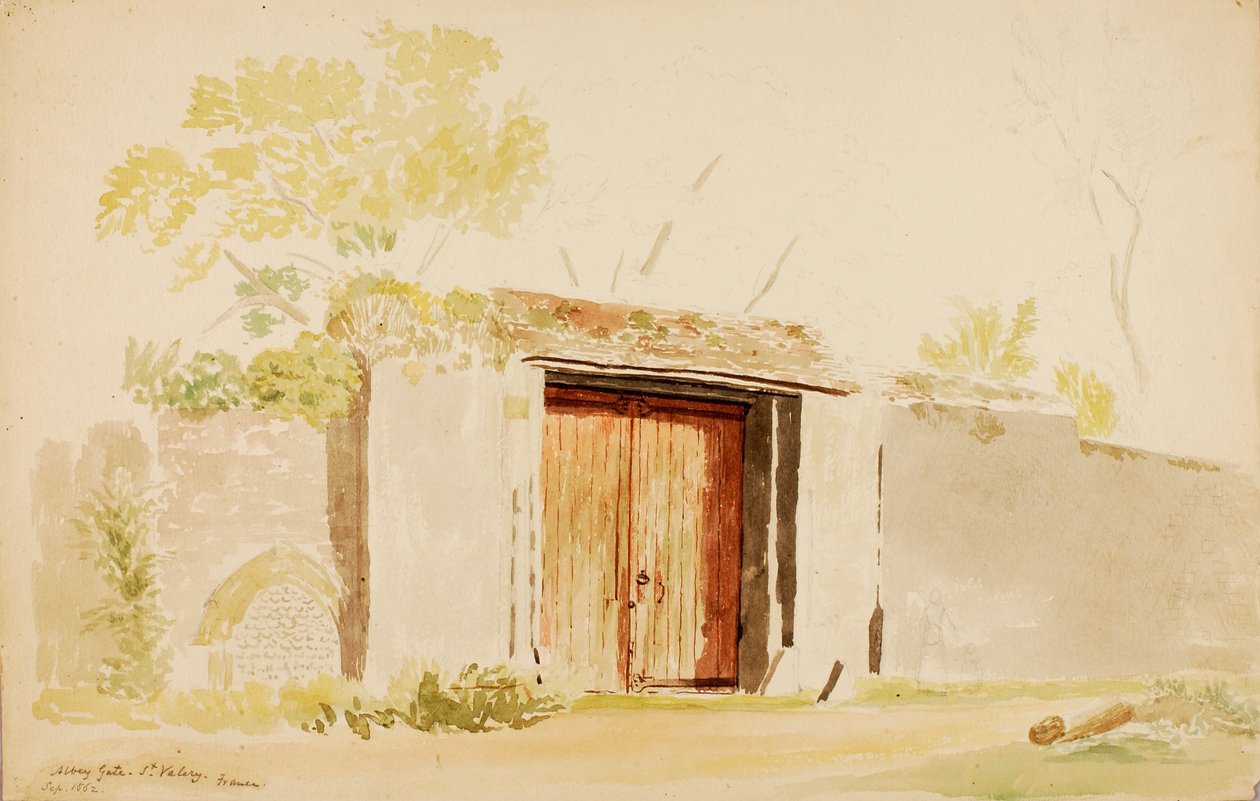 Abdij Poort-St. door Miner Kilbourne Kellogg
