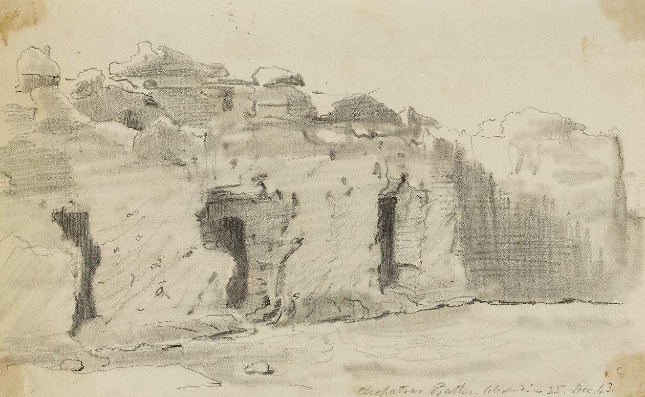 Baden van Cleopatra, Alexandrië door Miner Kilbourne Kellogg