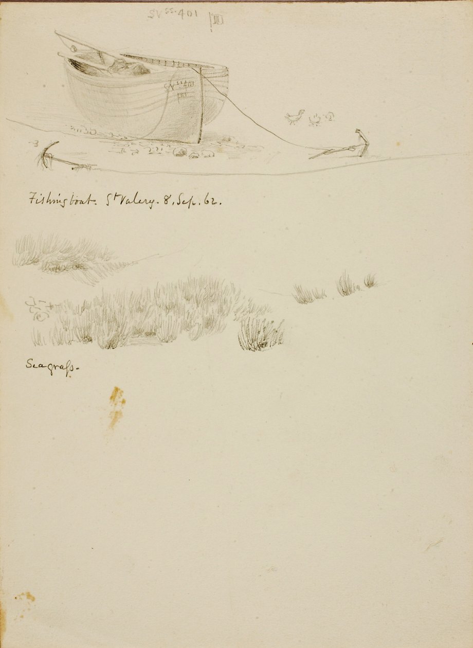 Visboot/Seagras, St. Valery door Miner Kilbourne Kellogg
