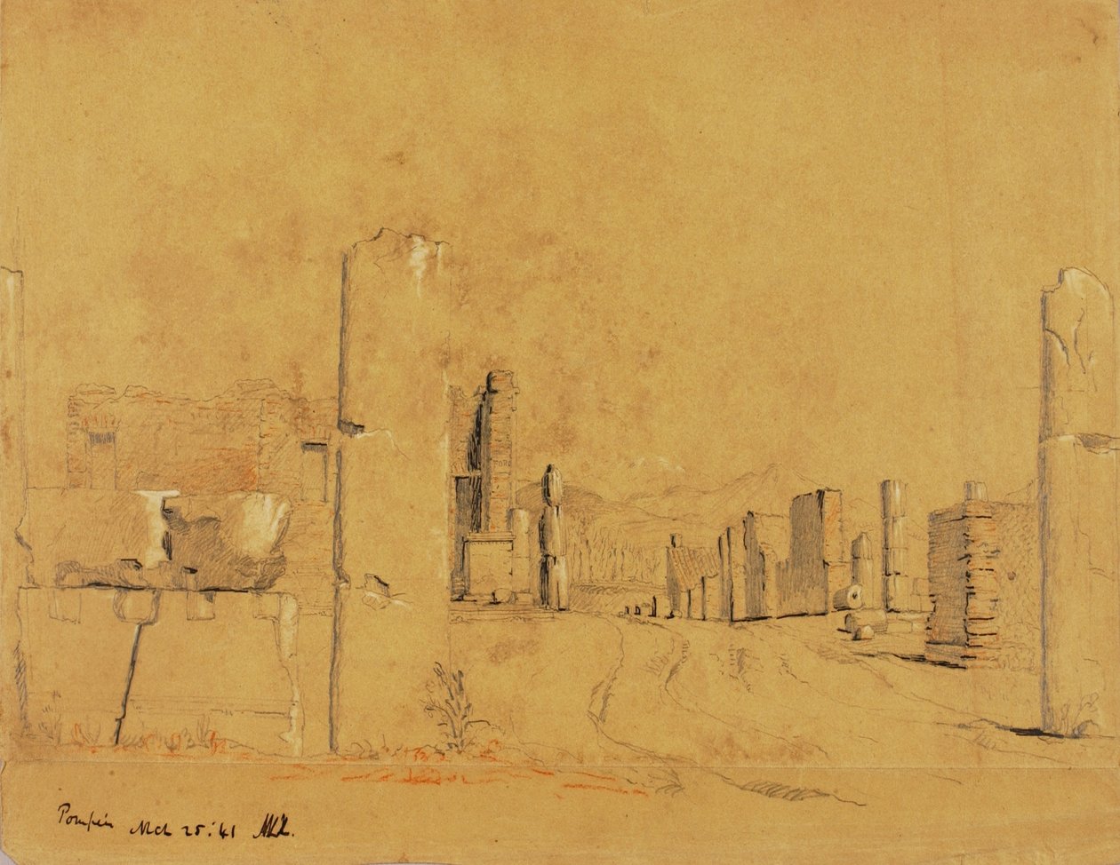 Pompeii, Italië door Miner Kilbourne Kellogg