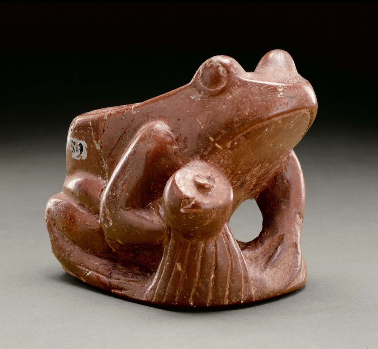 Kikkerbeeldpijp, Cahokia, 1000-1300 door Mississippian culture
