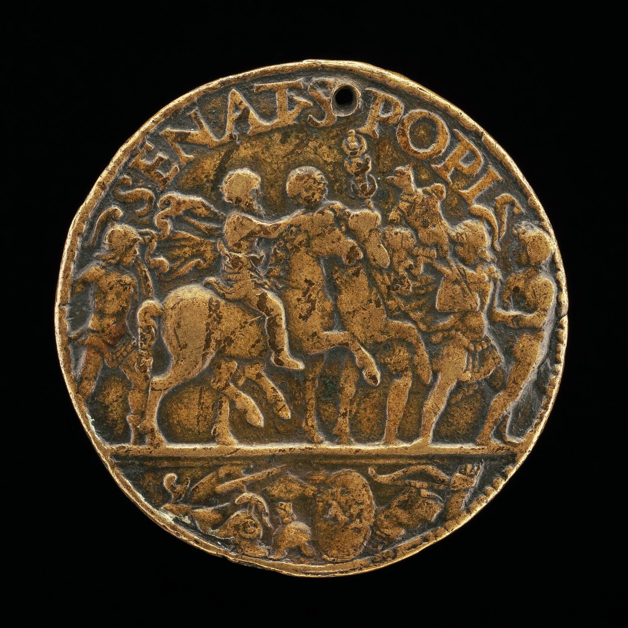Senatoriale Triomf [achterkant], ca. 1490 door Moderno