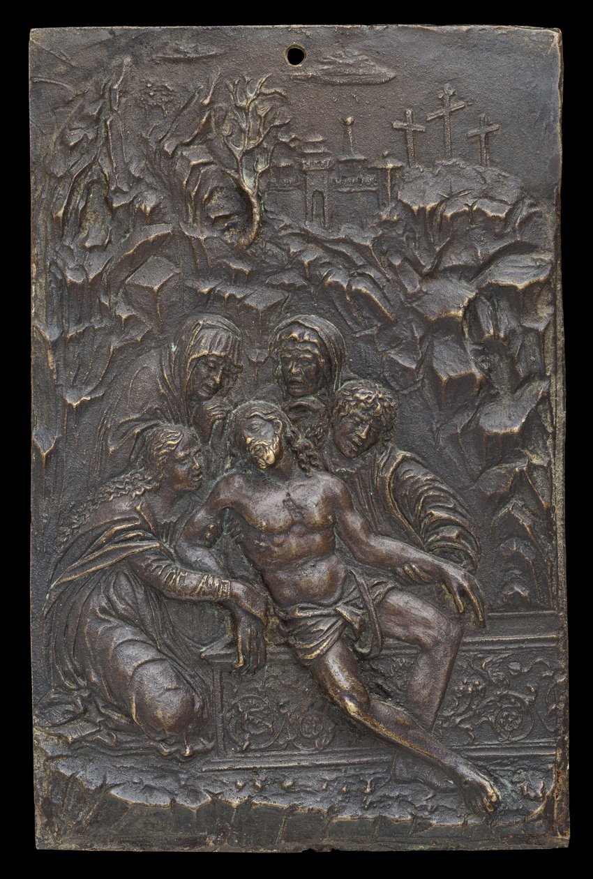 De graflegging door Moderno