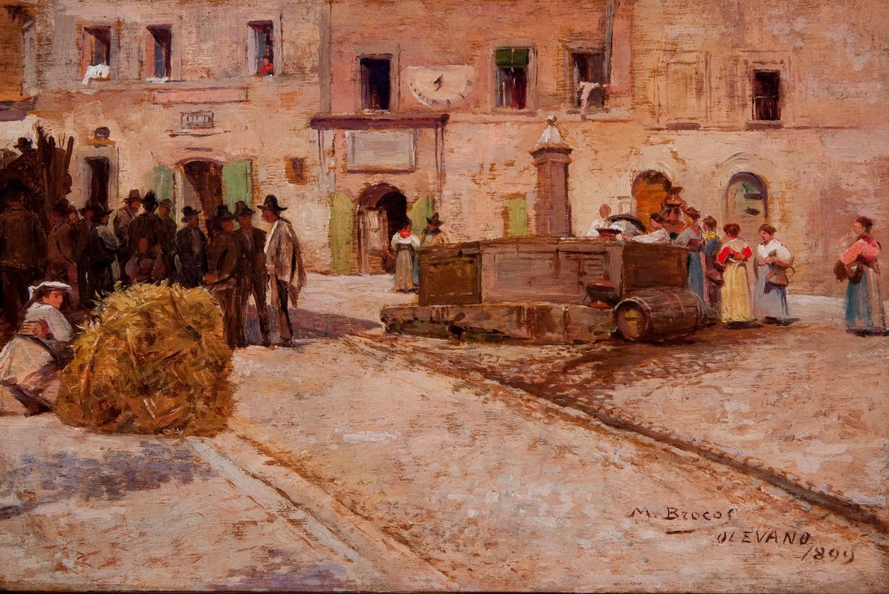 Olevano Romano, Italië door Modesto Brocos Gómez