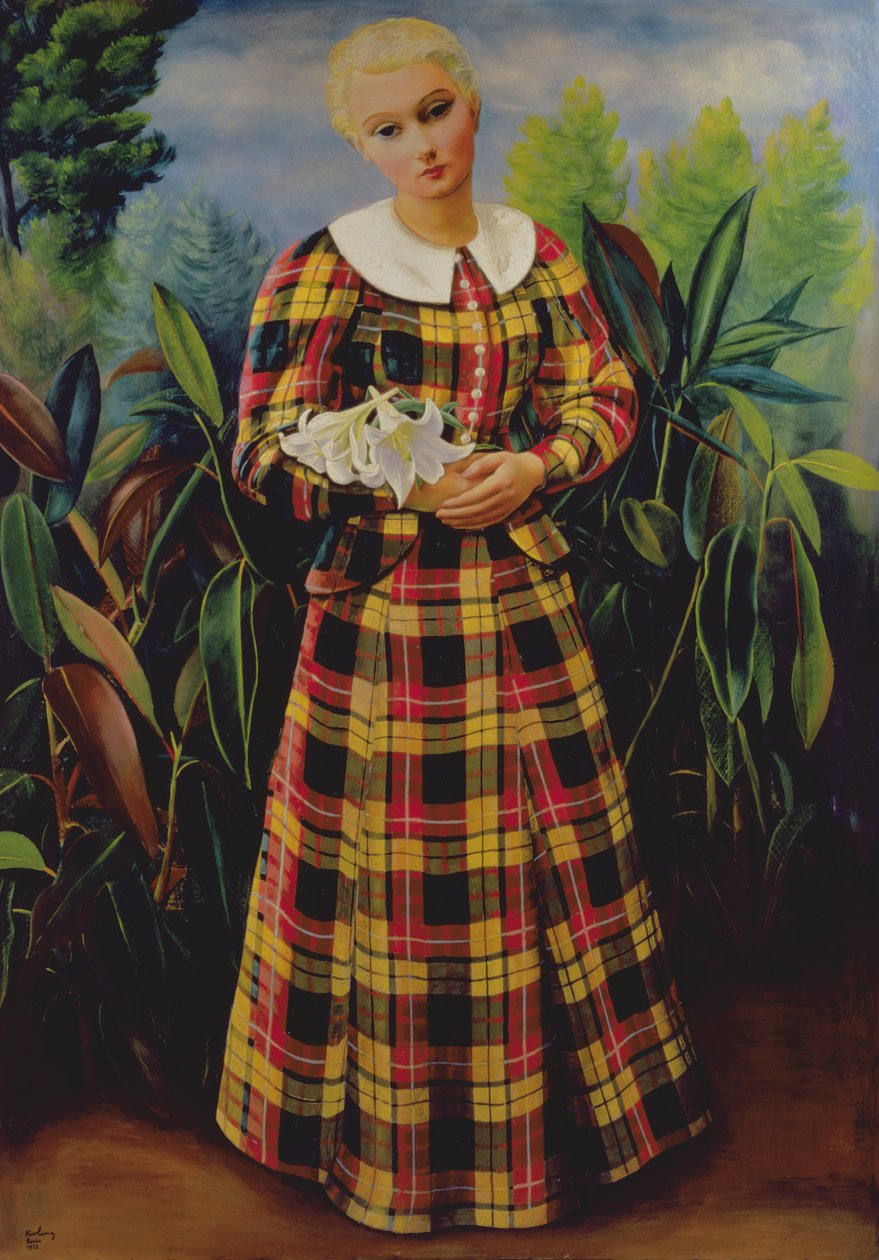 Colette de Jouvenel, bijgenaamd Bel-Gazou door Moise Kisling