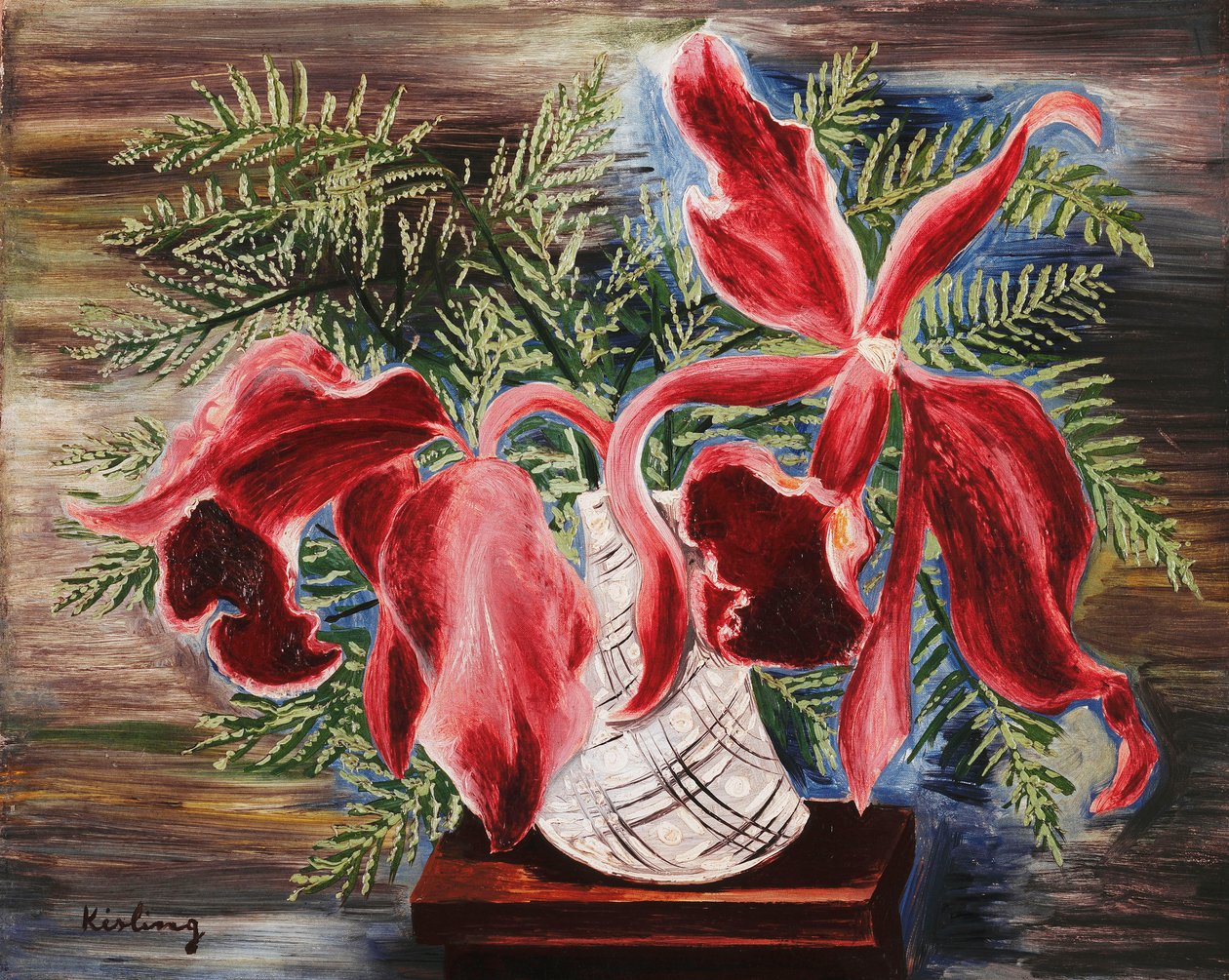 Orchideeën door Moise Kisling