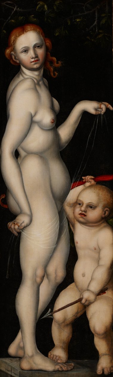 Venus en Cupido, c.1529 door Monogrammist H. B.
