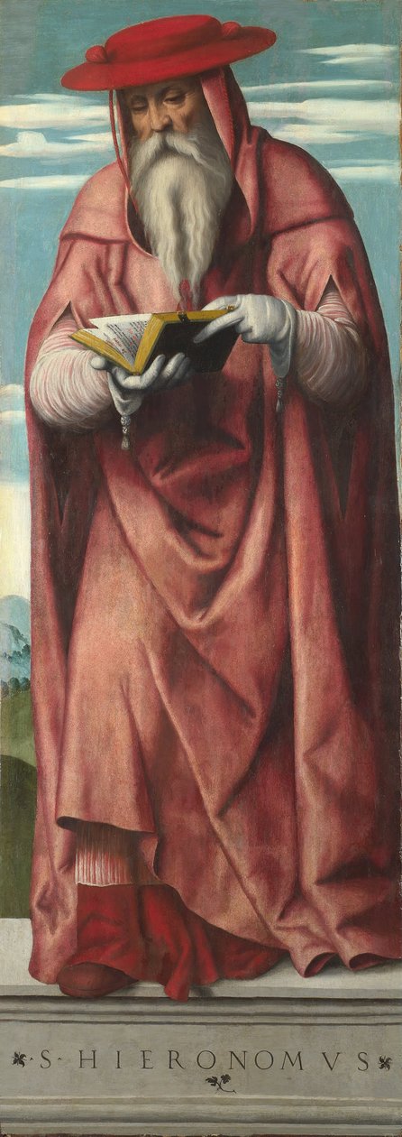 Sint Hiëronymus door Moretto da Brescia