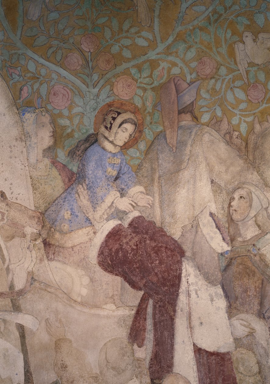 Aankomst in Eisenach door Moritz Ludwig von Schwind