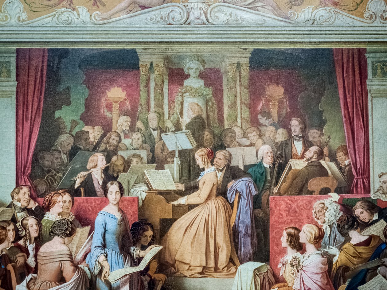 De symfonie door Moritz Ludwig von Schwind