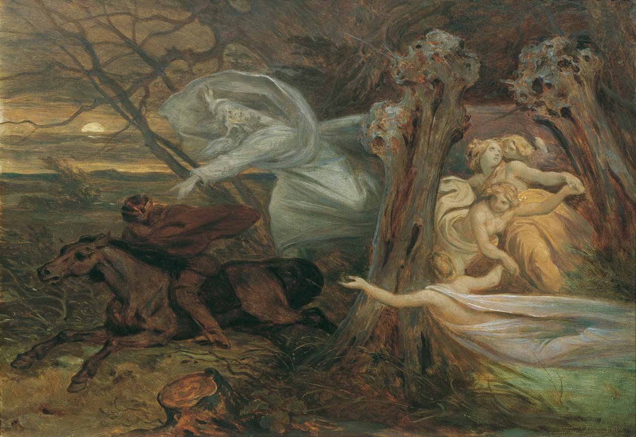 Erlkönig, c. 1830 door Moritz Ludwig von Schwind