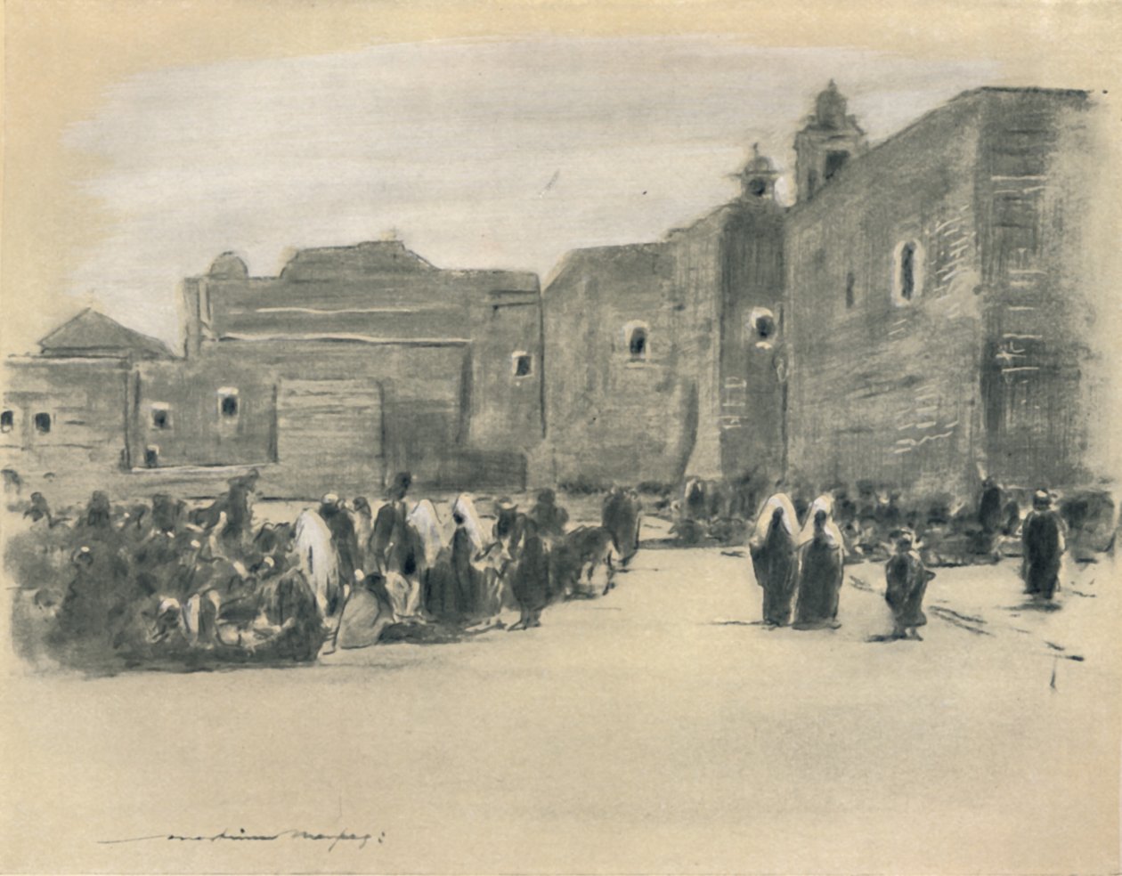 Bethlehem door Mortimer L Menpes