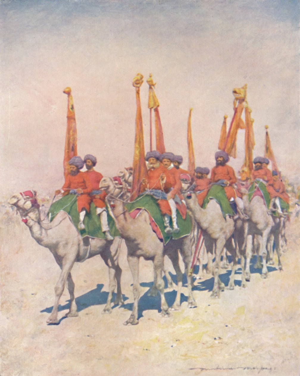 Embleemdragers van Cutch, 1903 door Mortimer L Menpes
