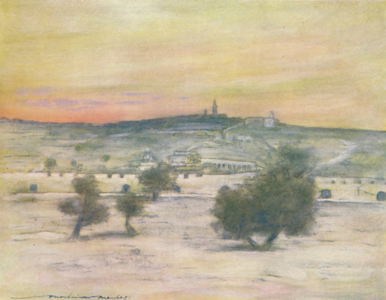 Jeruzalem, 1903 door Mortimer L Menpes