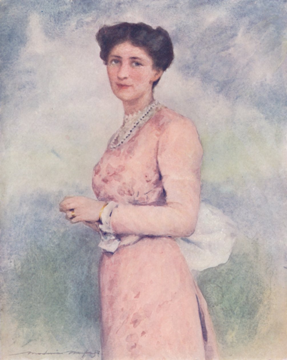 Lady Curzon, 1903 door Mortimer L Menpes