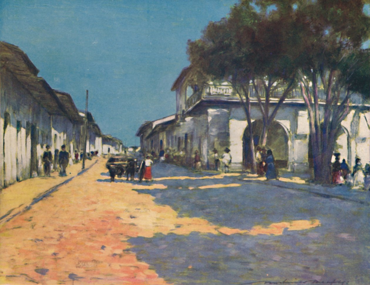 Mexico-Stad, 1903 door Mortimer L Menpes