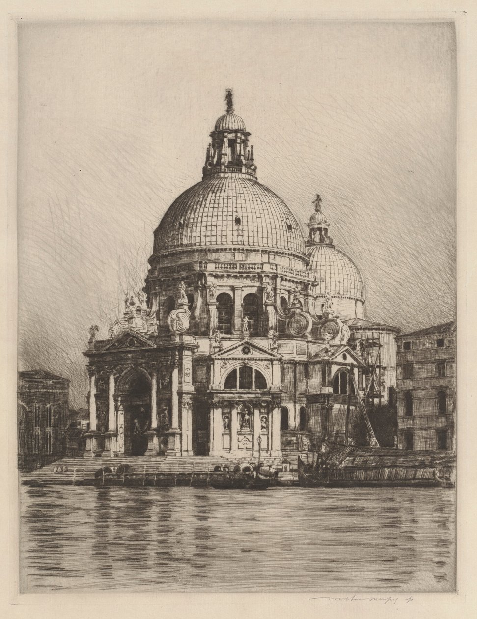 Santa Maria della Salute door Mortimer Menpes