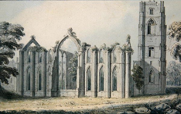 Fountains Abbey door Moses Griffith