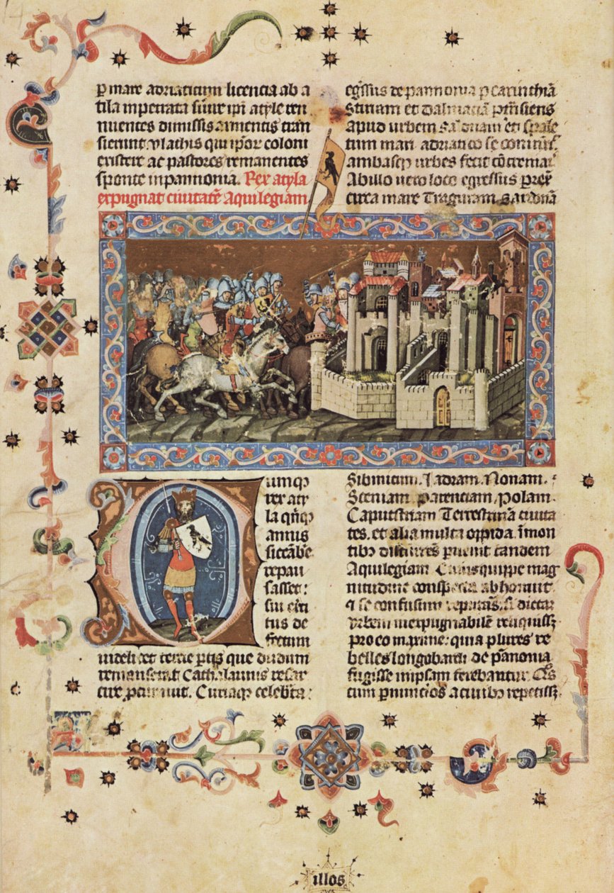 Verlichte Kroniek; Chronicon Pictum; Képes Krónika 14 door Márk Kálti