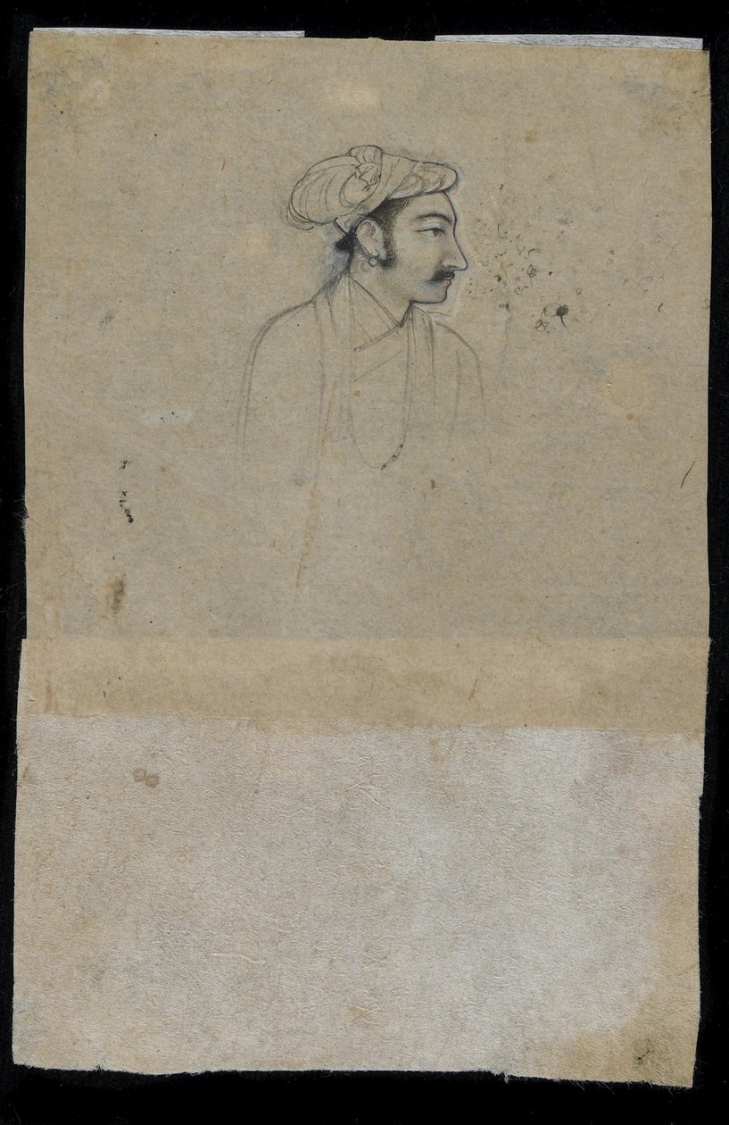 Sultan Khurram (Shah Jahan), ca. 1615 door Mughal School