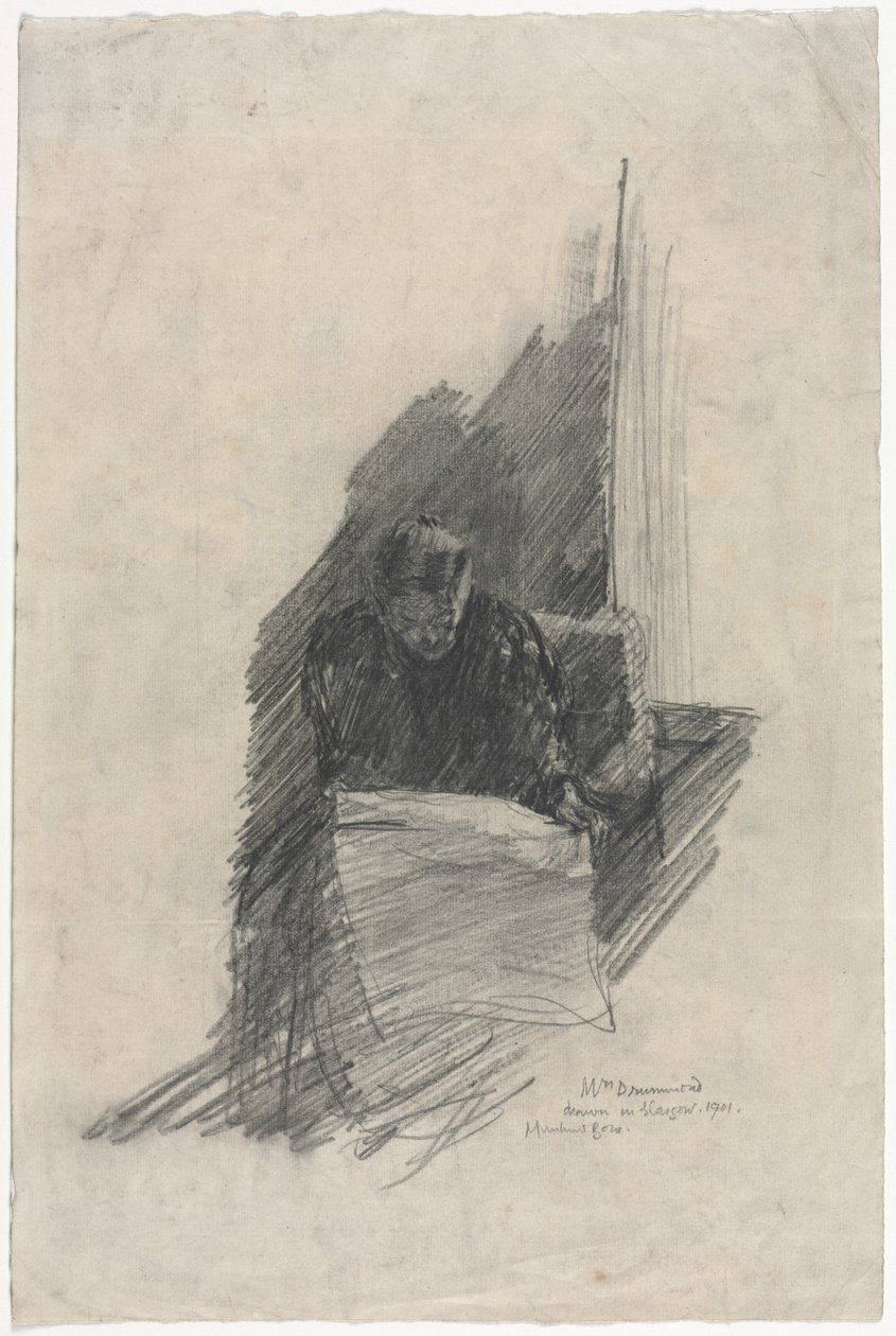 Mevrouw Drummond door Muirhead Bone