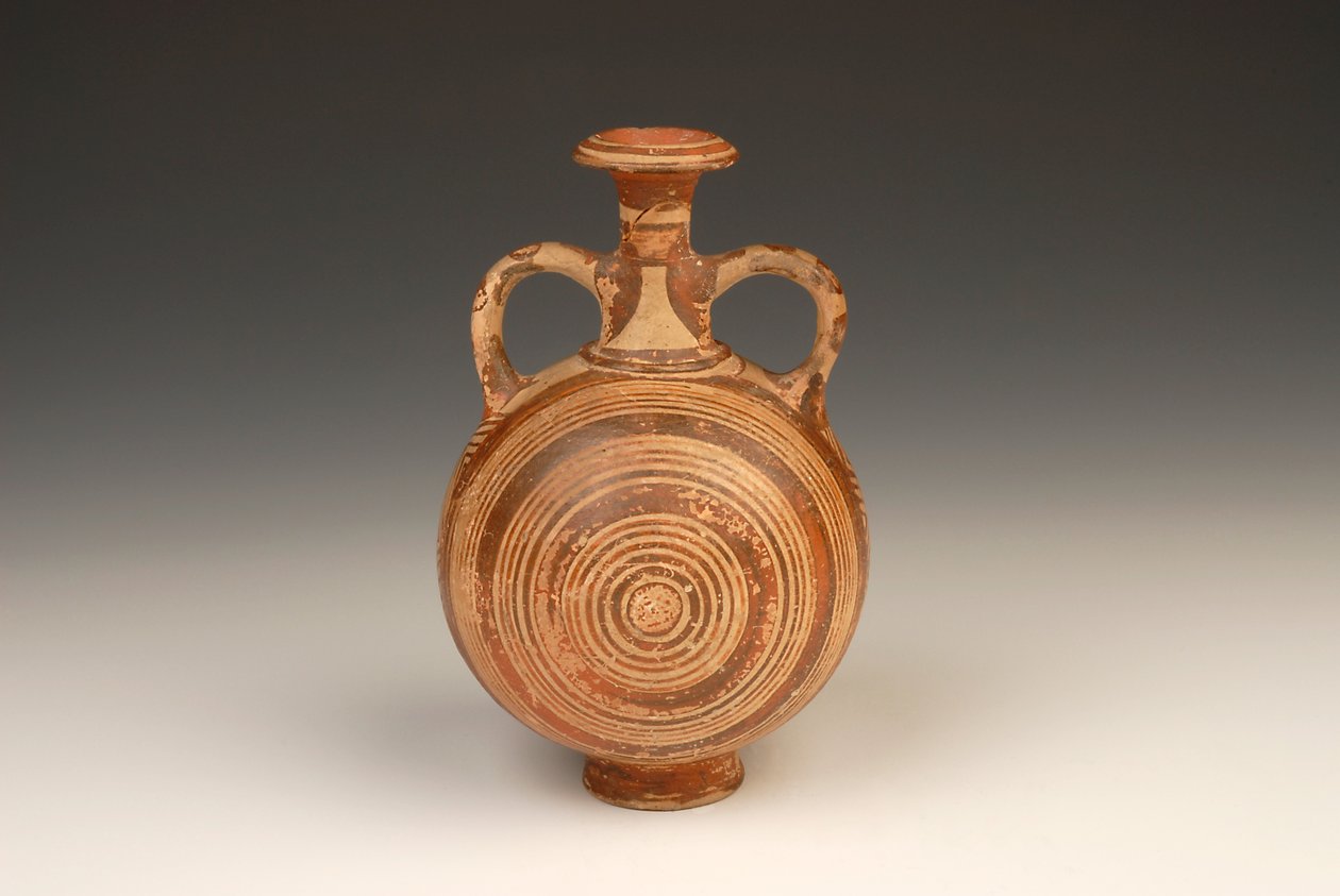 Aryballos Pelgrimsfles door Mycenaean