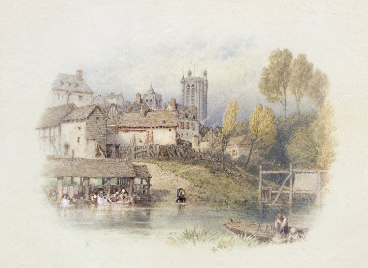 Nantes, Frankrijk door Myles Birket Foster