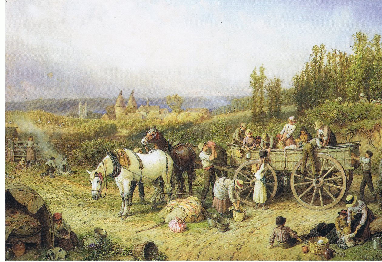 De boerderijkar door Myles Birket Foster