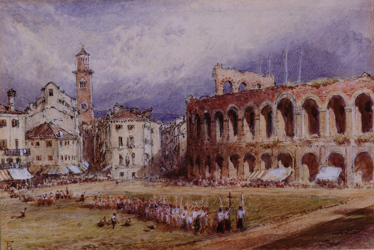 Verona door Myles Birket Foster