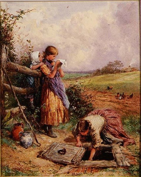 Bij de Put door Myles Birket Foster