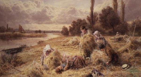 Hooien door Myles Birket Foster