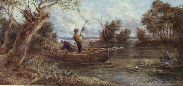 Palingvallen zetten door Myles Birket Foster