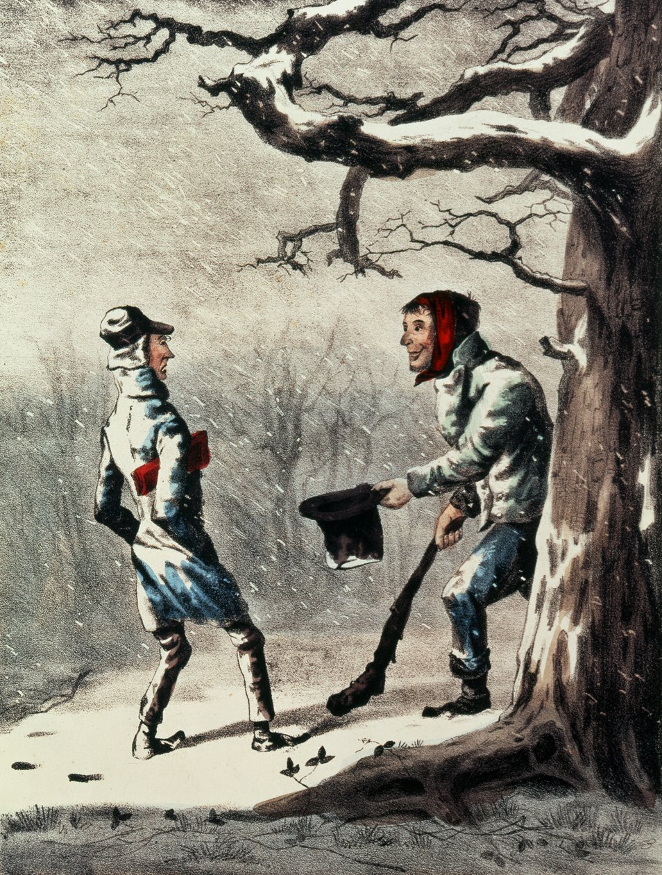 Gelukkig Nieuwjaar door N. and Ives, J.M. Currier
